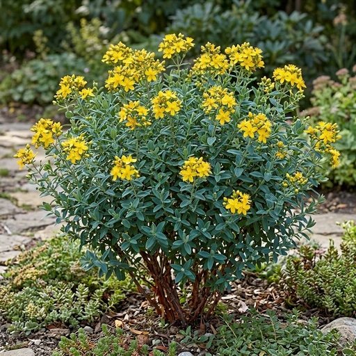 Hypericum 'Blue Velvet'