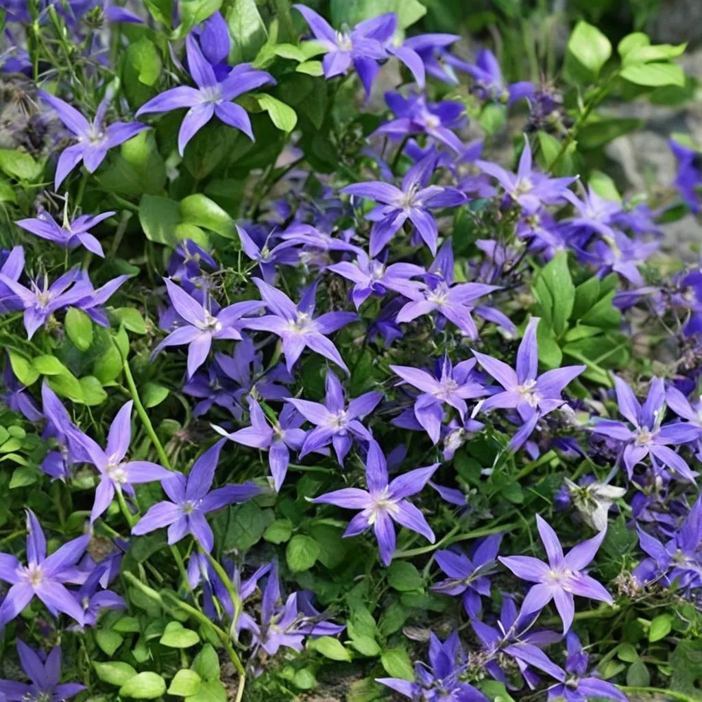 Campanula poscharskyana 'Stella'
