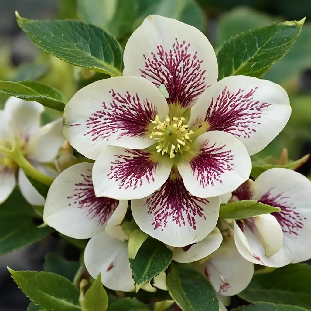 Helleborus x hybrida 'Confetti Cake'