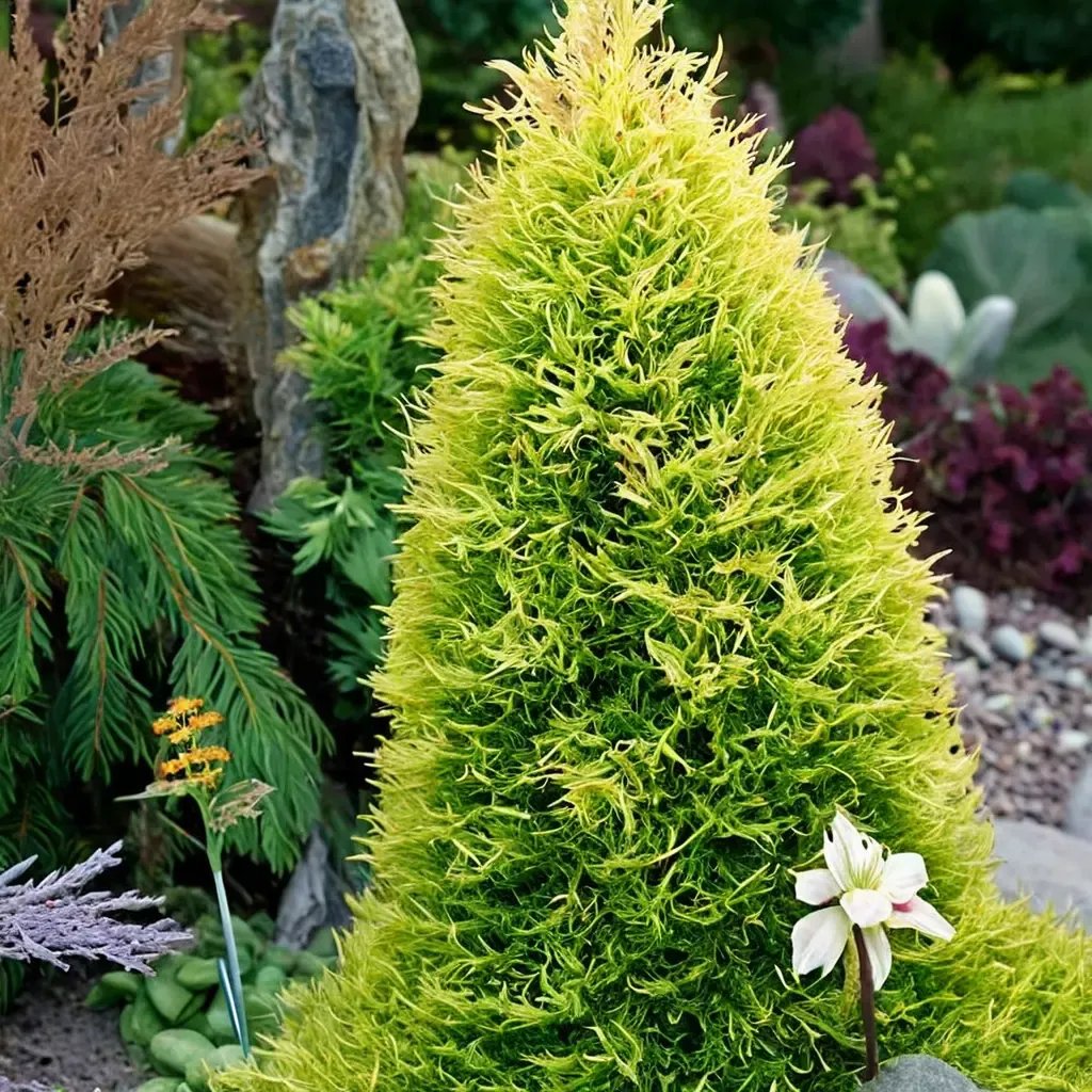 Juniperus horizontalis 'Gold Cone'
