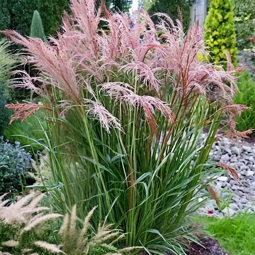 Miscanthus sinensis 'Flamingo'