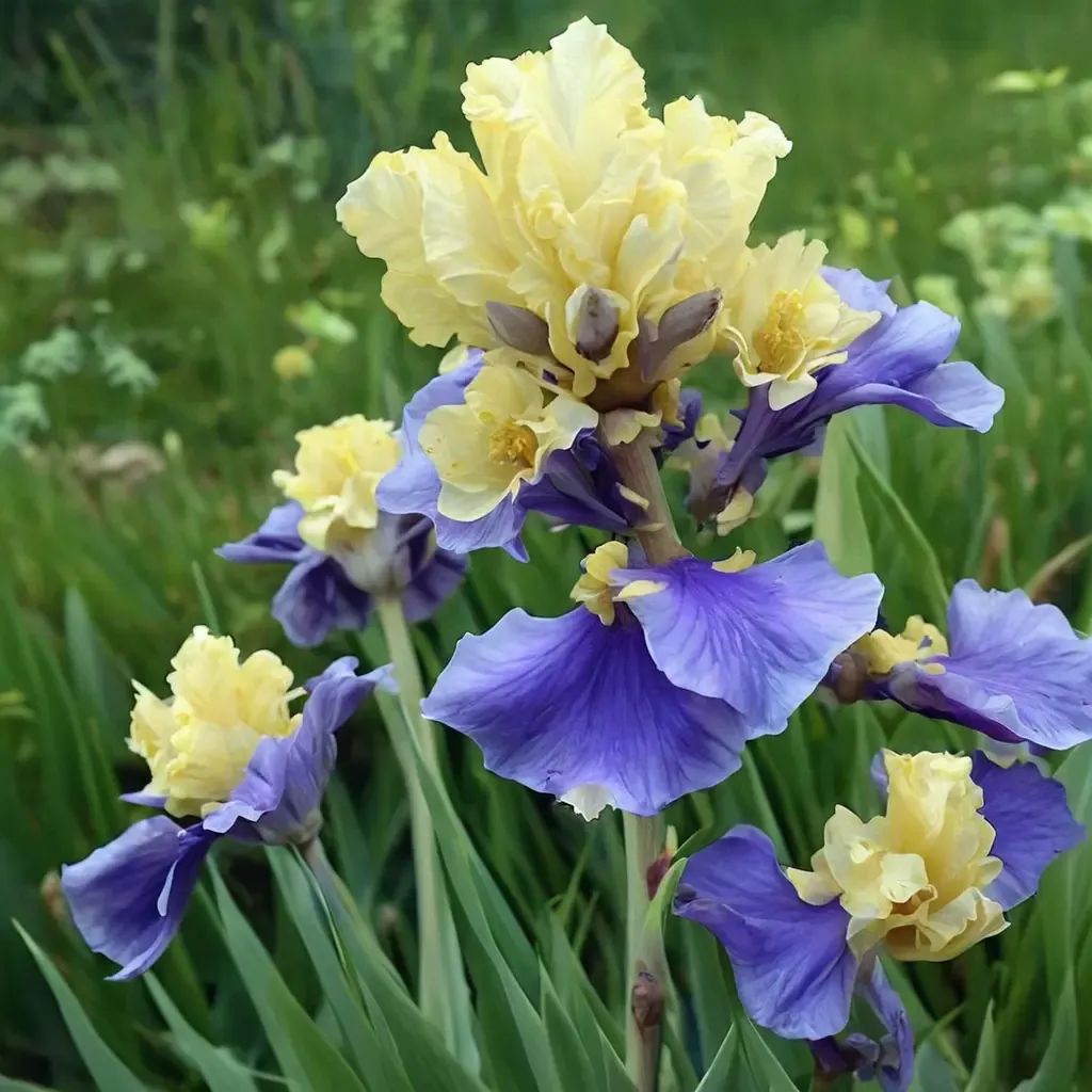 Iris germanica 'Edith Wolford'