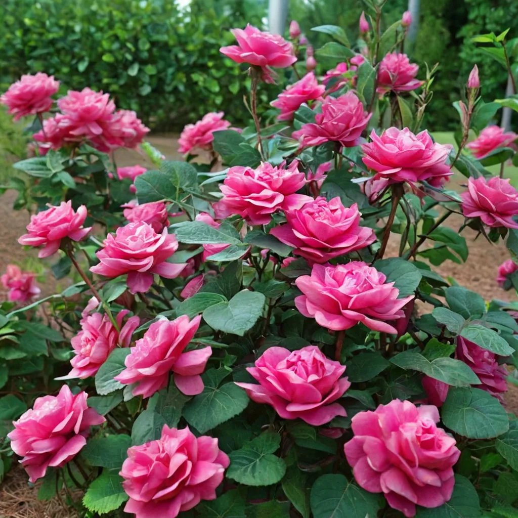 Rosa x hybrida 'Double Knock Out'