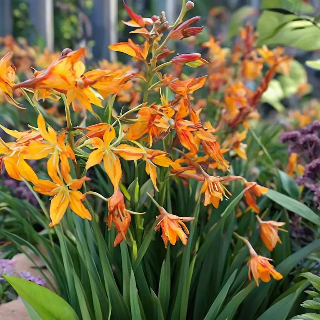 Crocosmia x hybrida 'Star of the East'