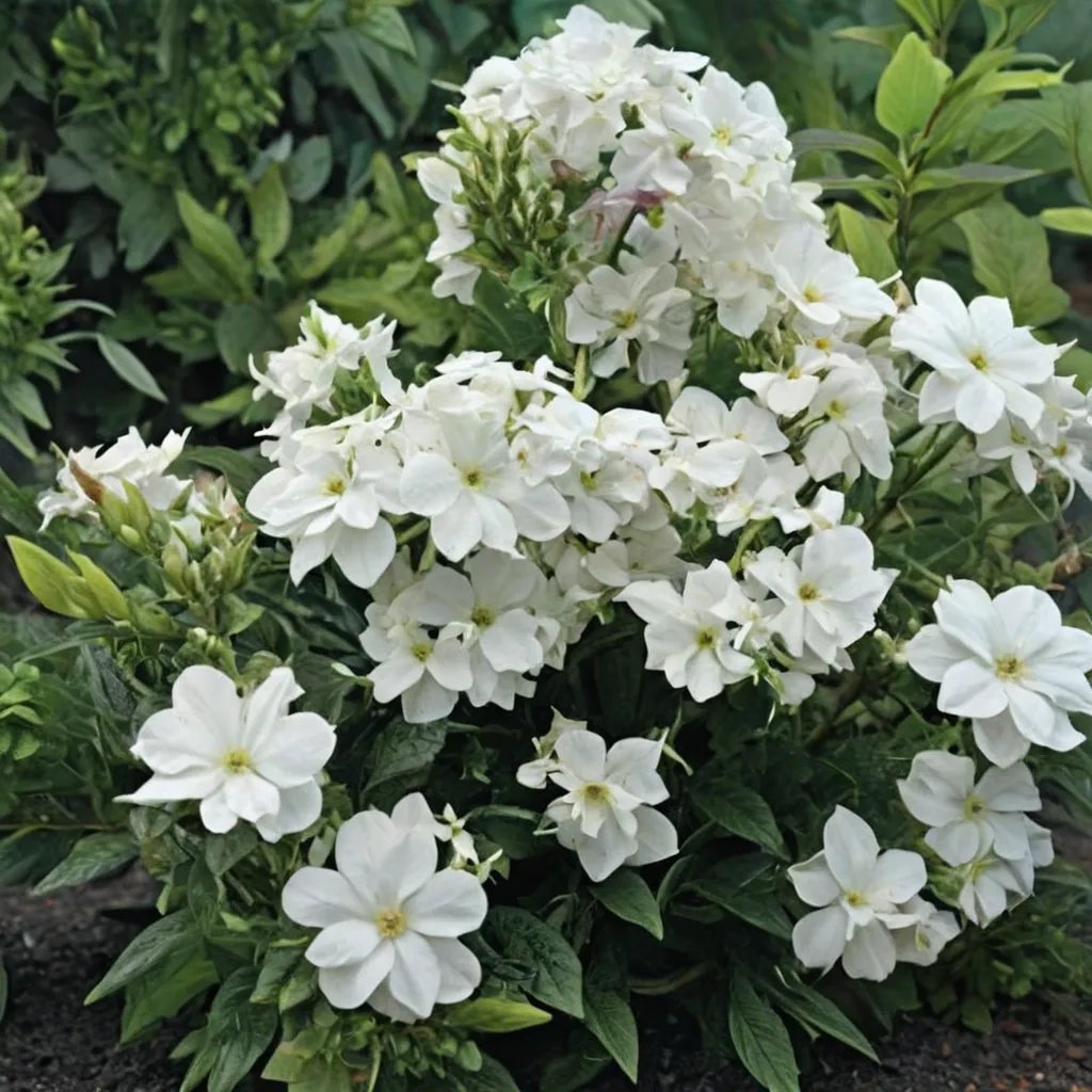 Phlox paniculata 'Shorty White'