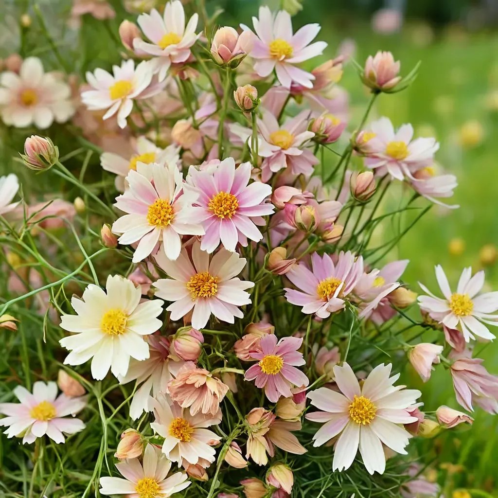 Cosmos bipinnatus 'Apricot Lemonade'