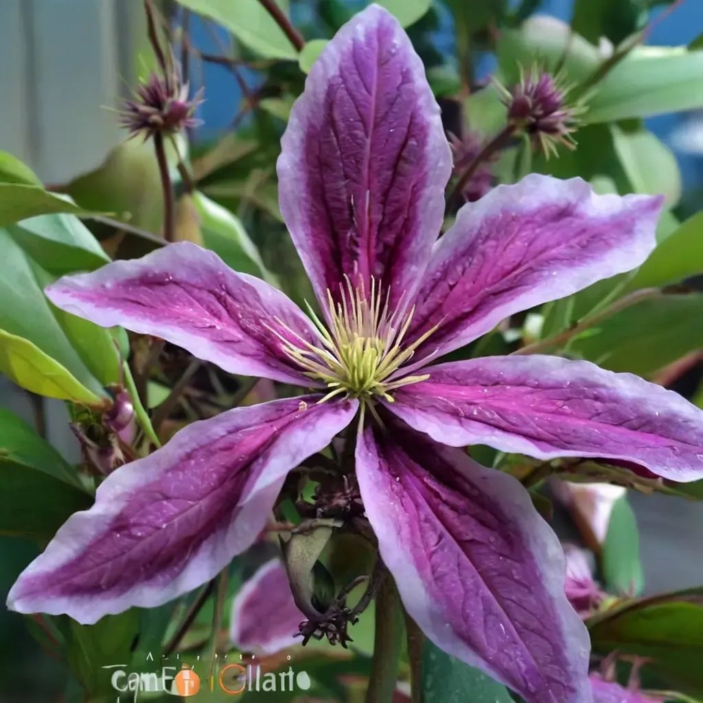 Clematis florida 'Viola'