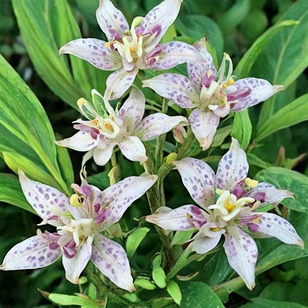 Tricyrtis hirta 'White Towers'