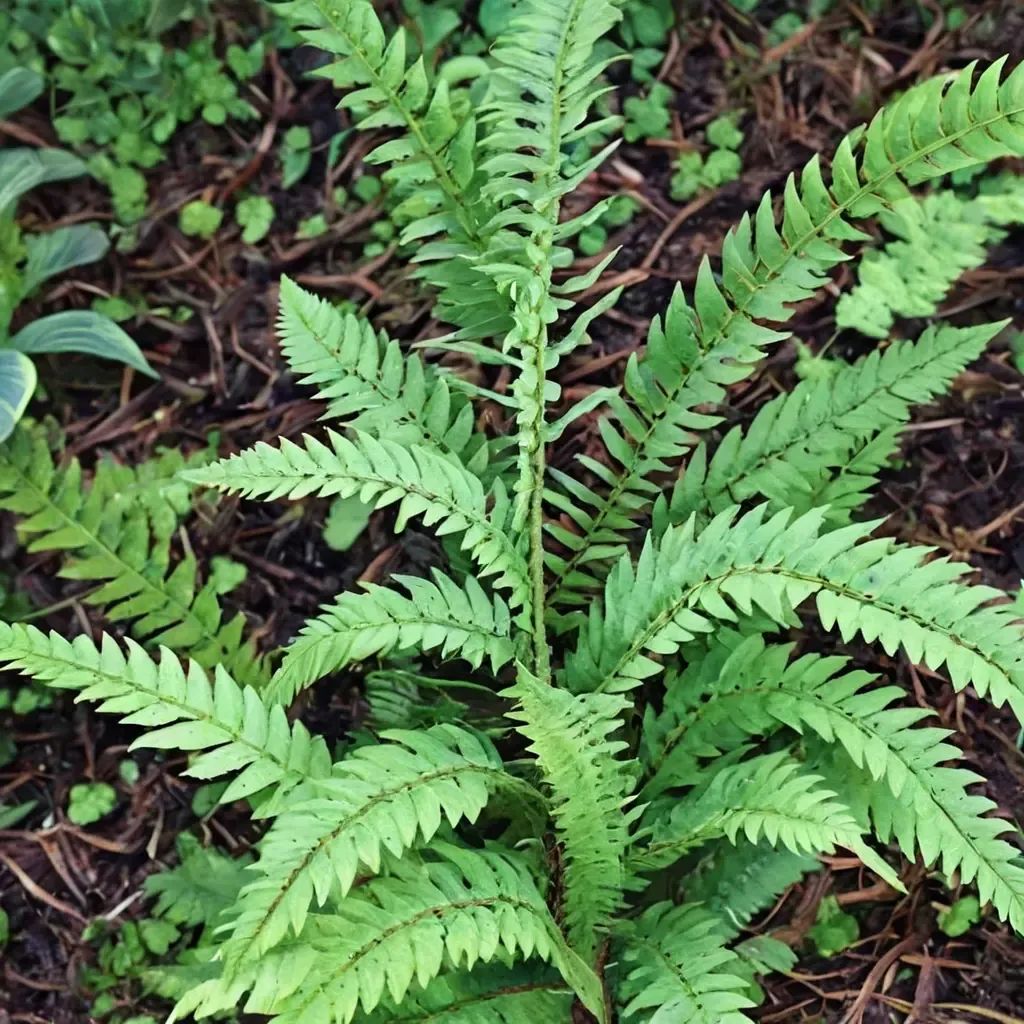 Polystichum x hybrida