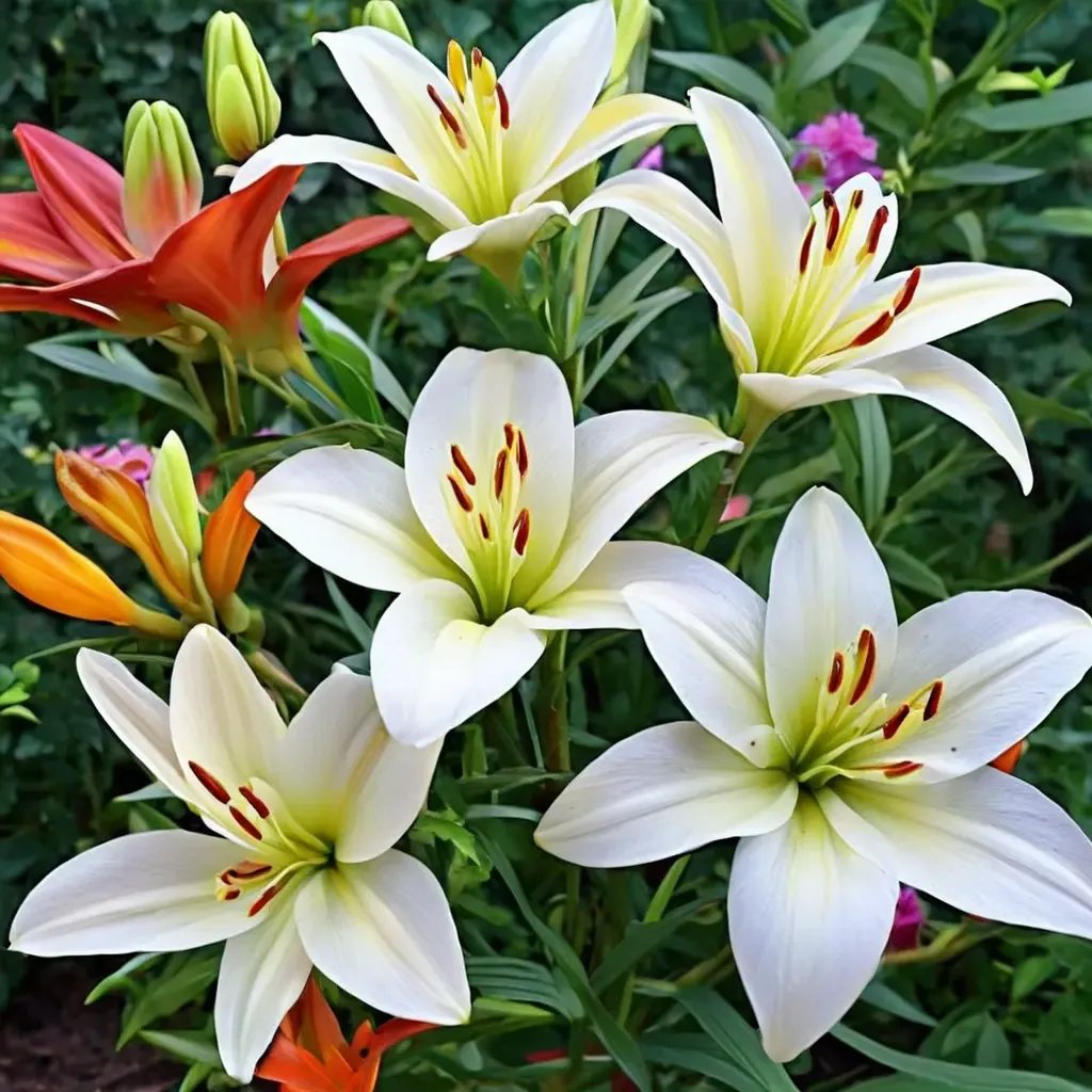 Lilium lancifolium 'Snowdon'