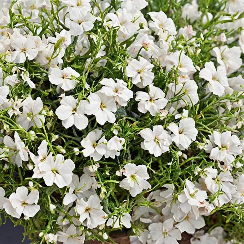 Lobelia erinus 'Laguna Cloud White'