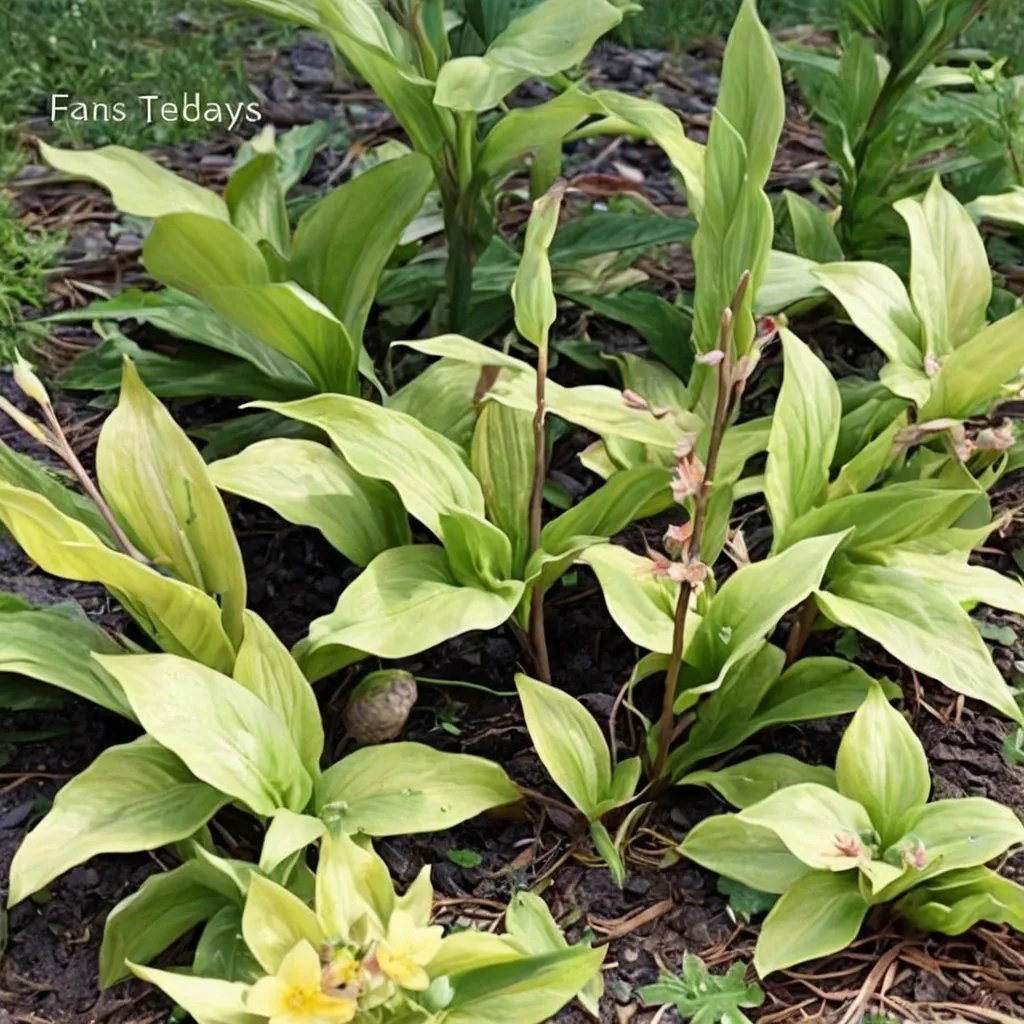 Hosta x hybrida 'Fabulous Flames'