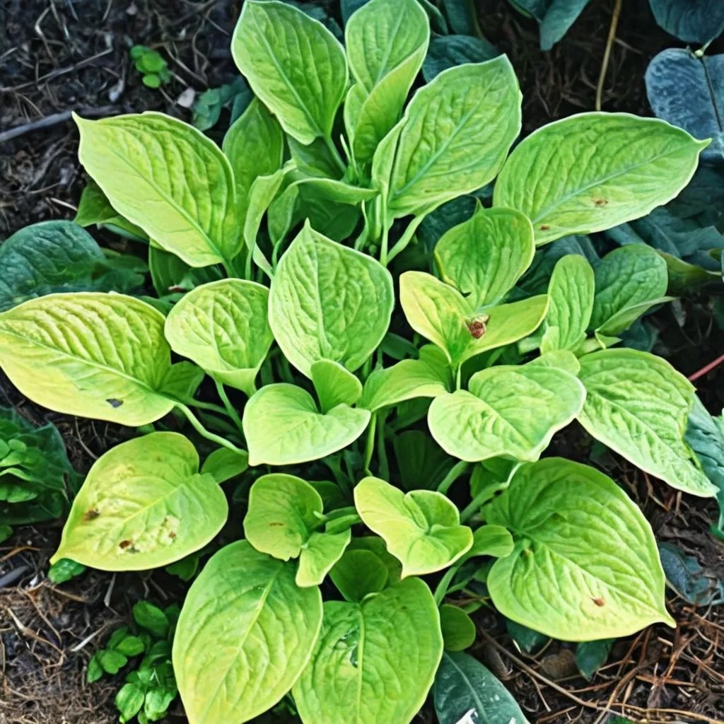 Hosta x hybrida 'Super Bowl'