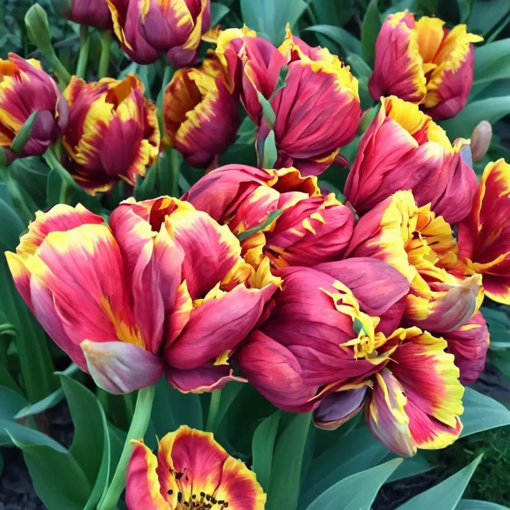 Tulipa tulipa 'Bright Parrot'