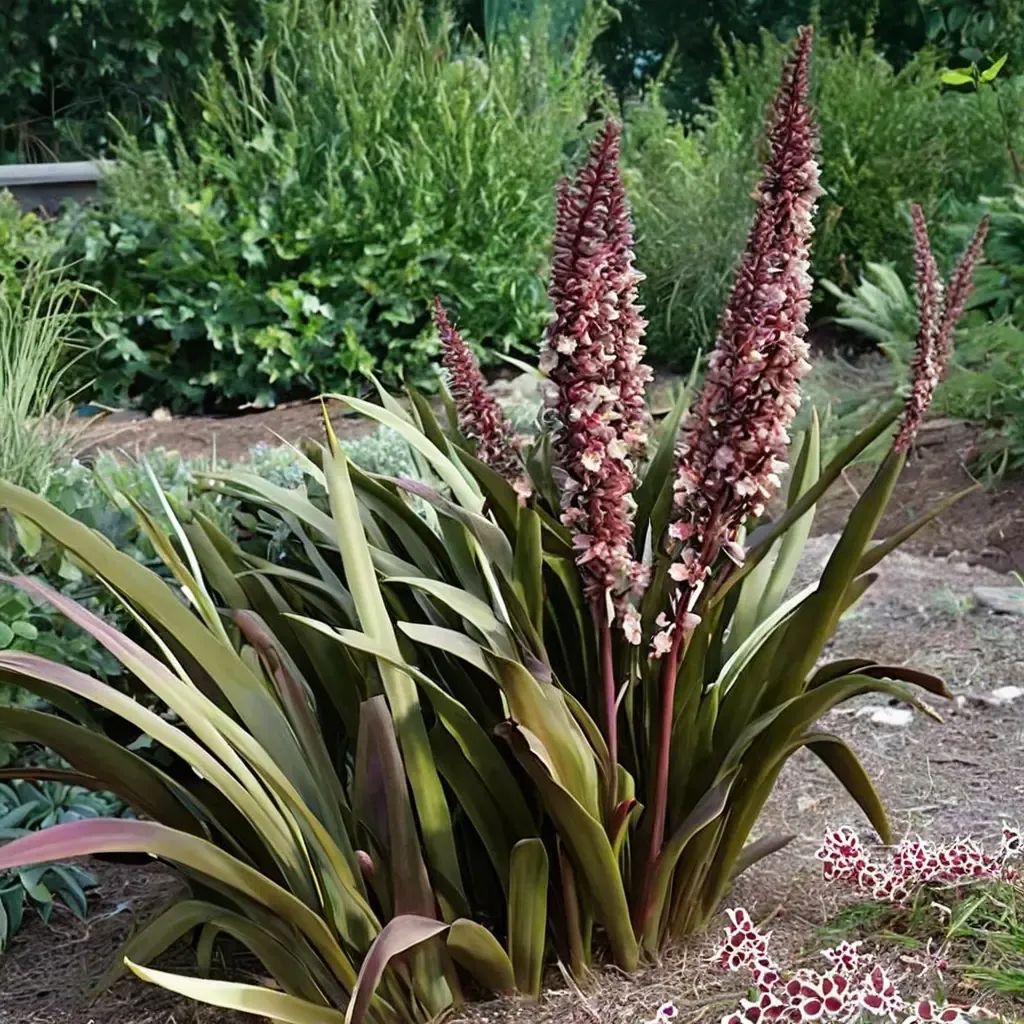 Eucomis comosa 'Sparkling Burgundy'