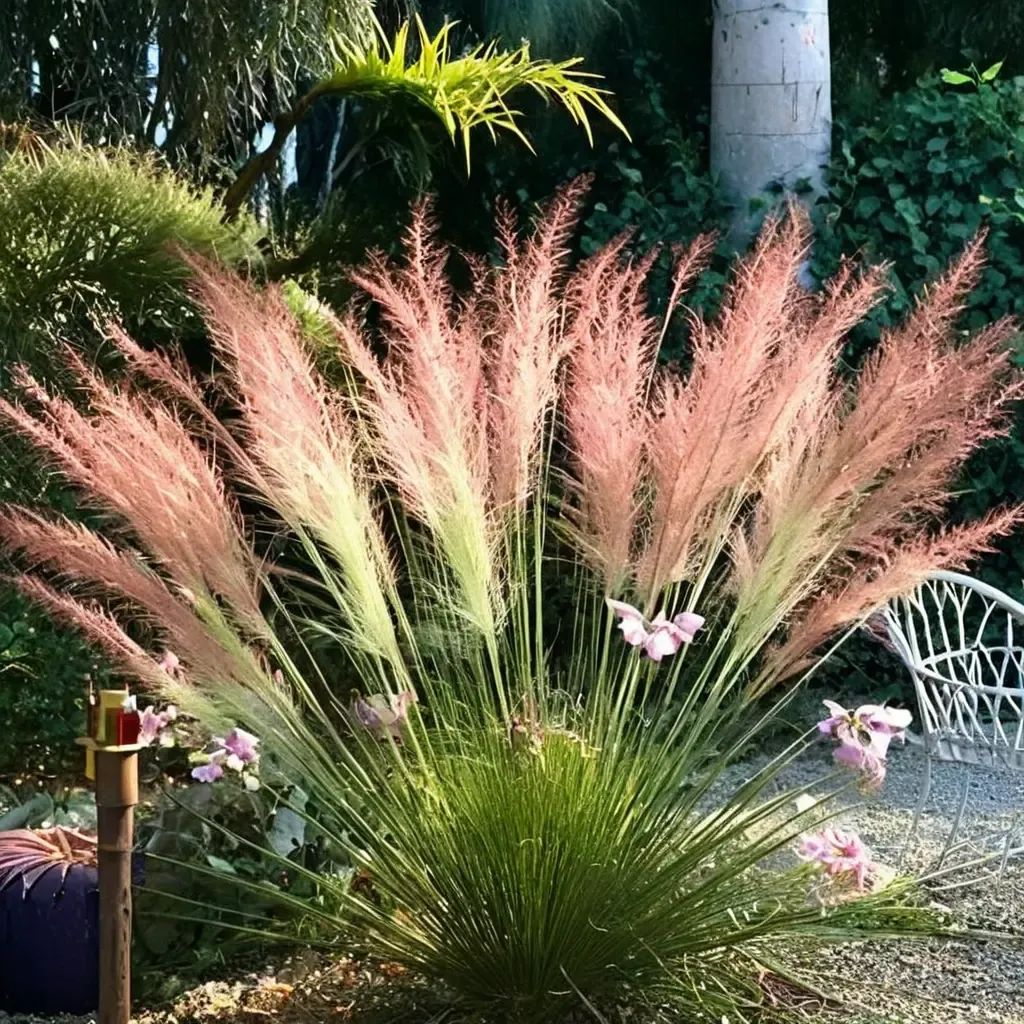 Muhlenbergia sericea 'capillaris'