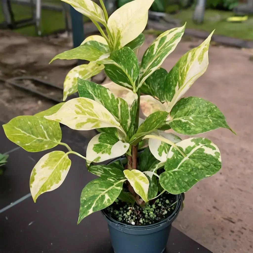 Epipremnum aureum 'Variegated'