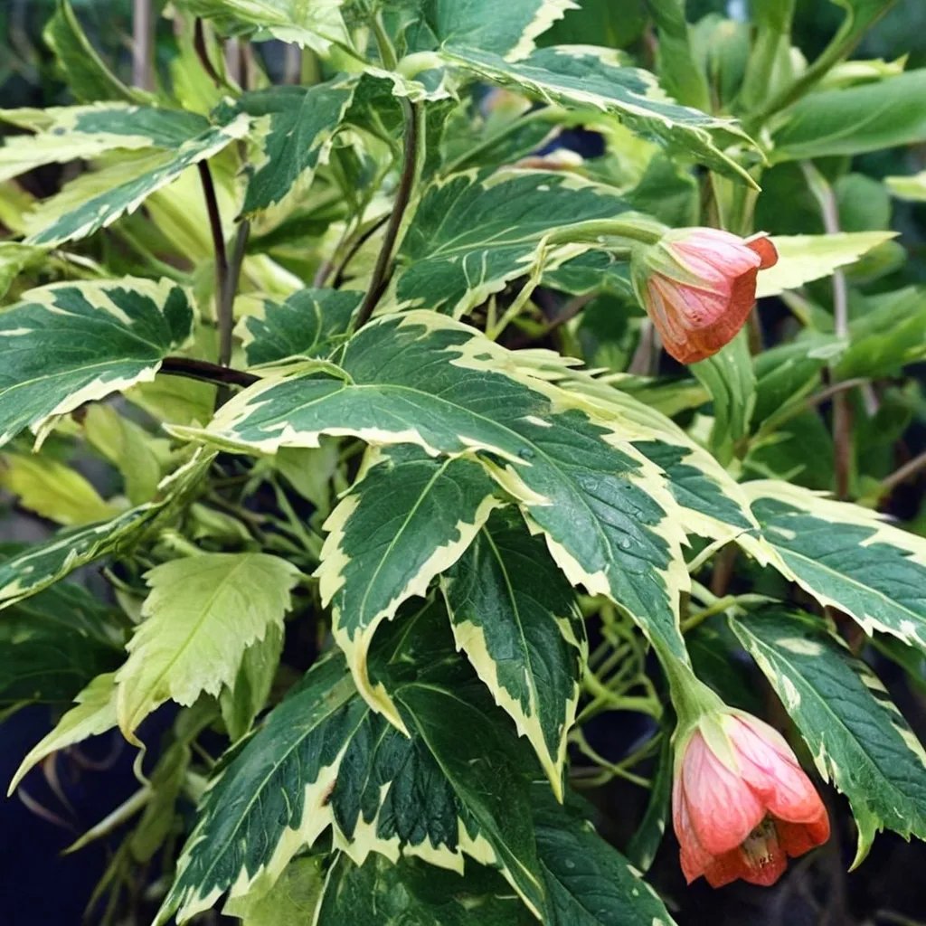 Abutilon x hybridum 'Souvenir de Bonn'