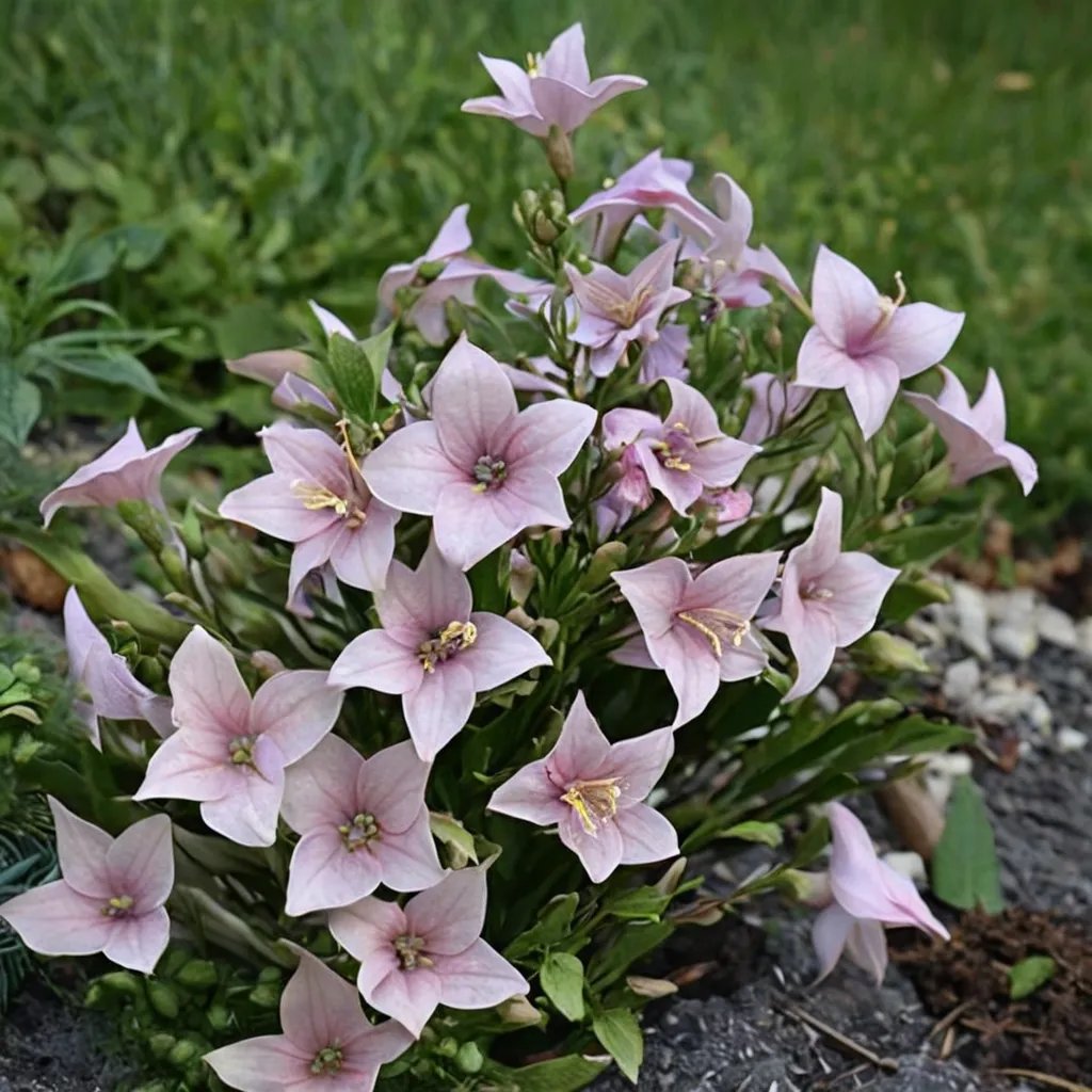 Platycodon grandiflorus 'Astra Pink'