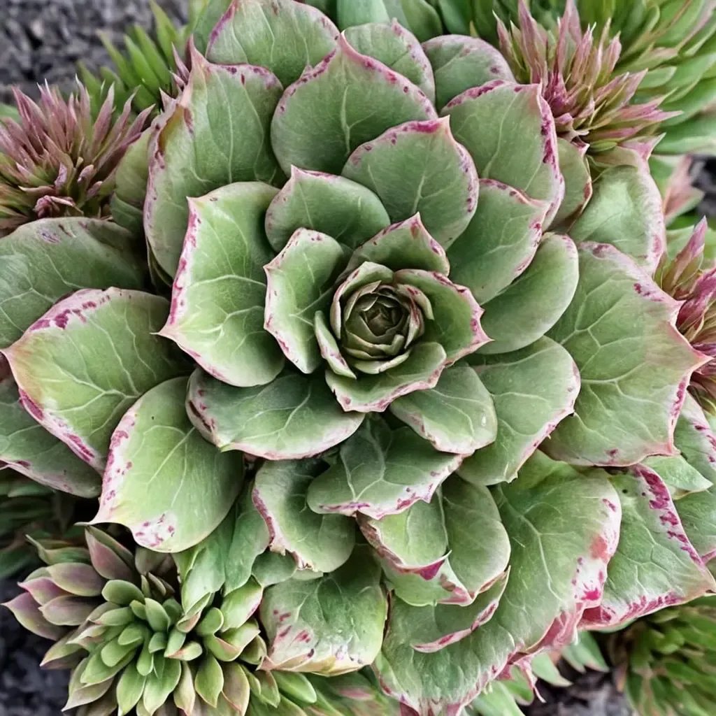Sempervivum tectorum 'Carmen'