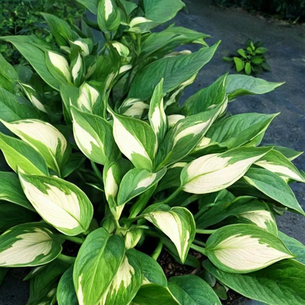 Hosta x hybrida 'Lakeside Meter Maid'
