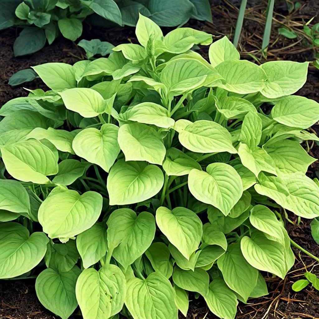 Hosta x hybrida 'June Moon'