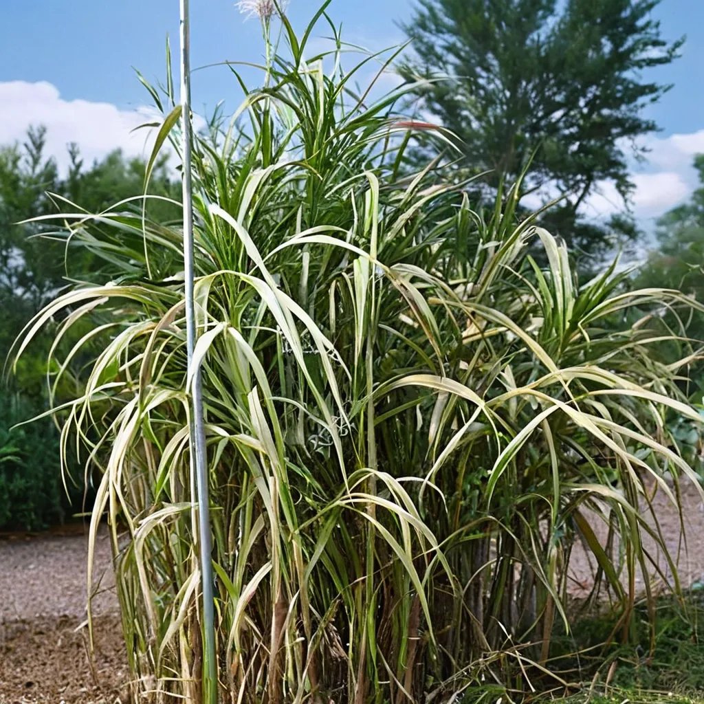 Miscanthus x giganteus 'Gilded Tower'