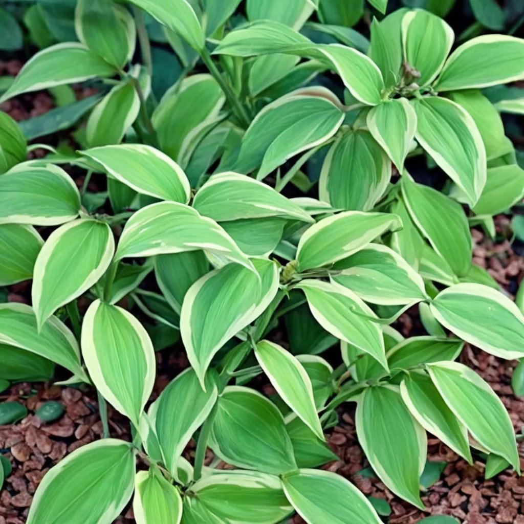 Uvularia sessilifolia 'Cobblewood Gold'