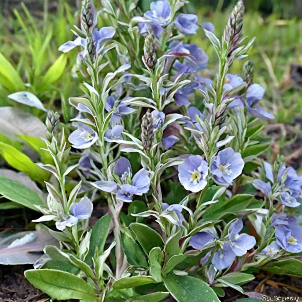 Veronica gentianoides 'Variegata'