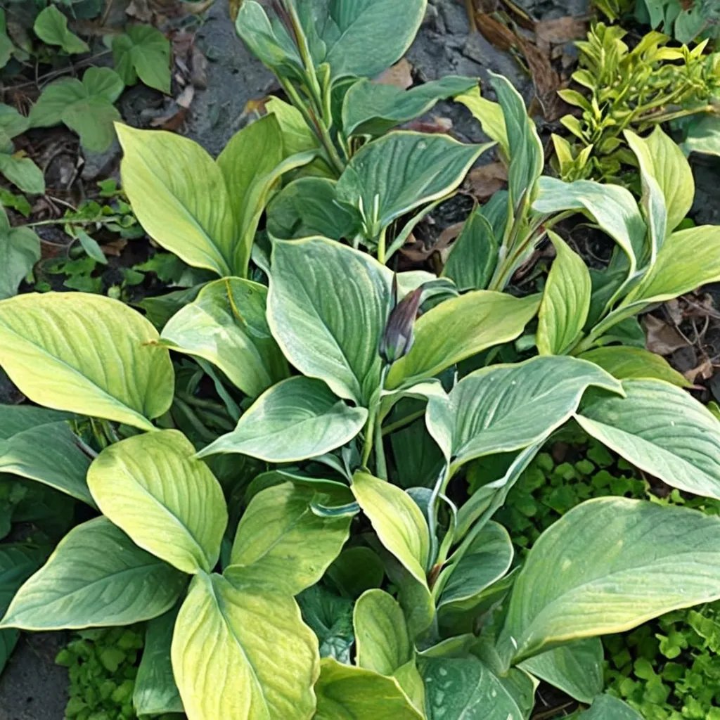 Hosta x hybrida 'Lucky Number'