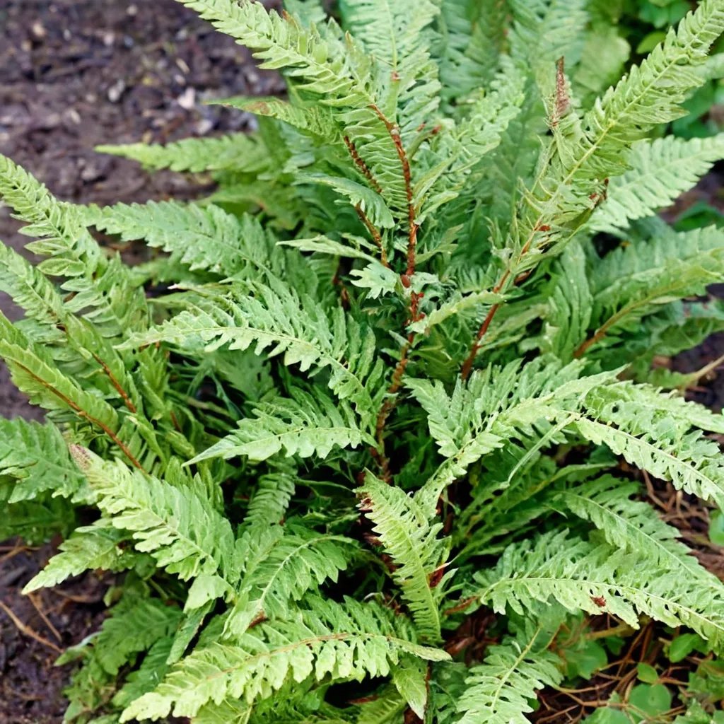 Polystichum setiferum 'Rotundatum Cristatum'