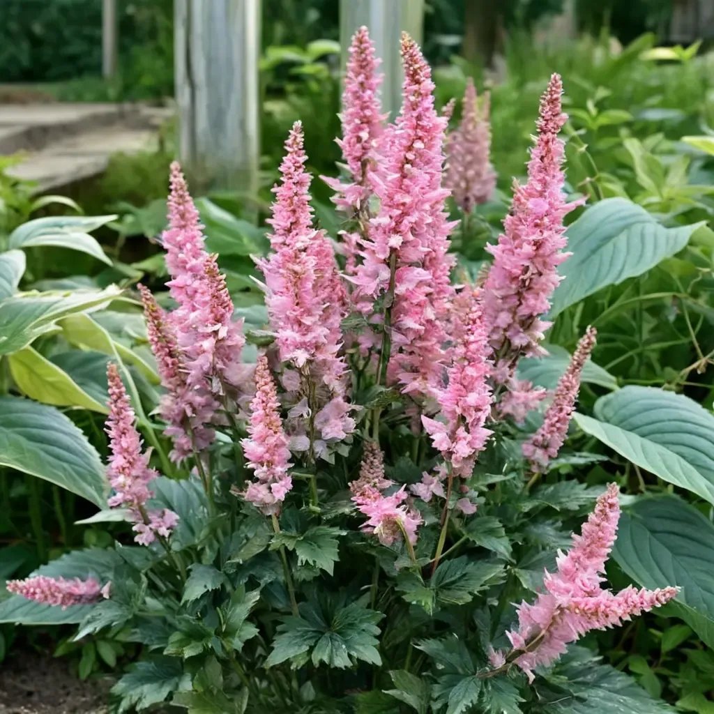 Astilbe astilbe 'Little Vision in Pink'