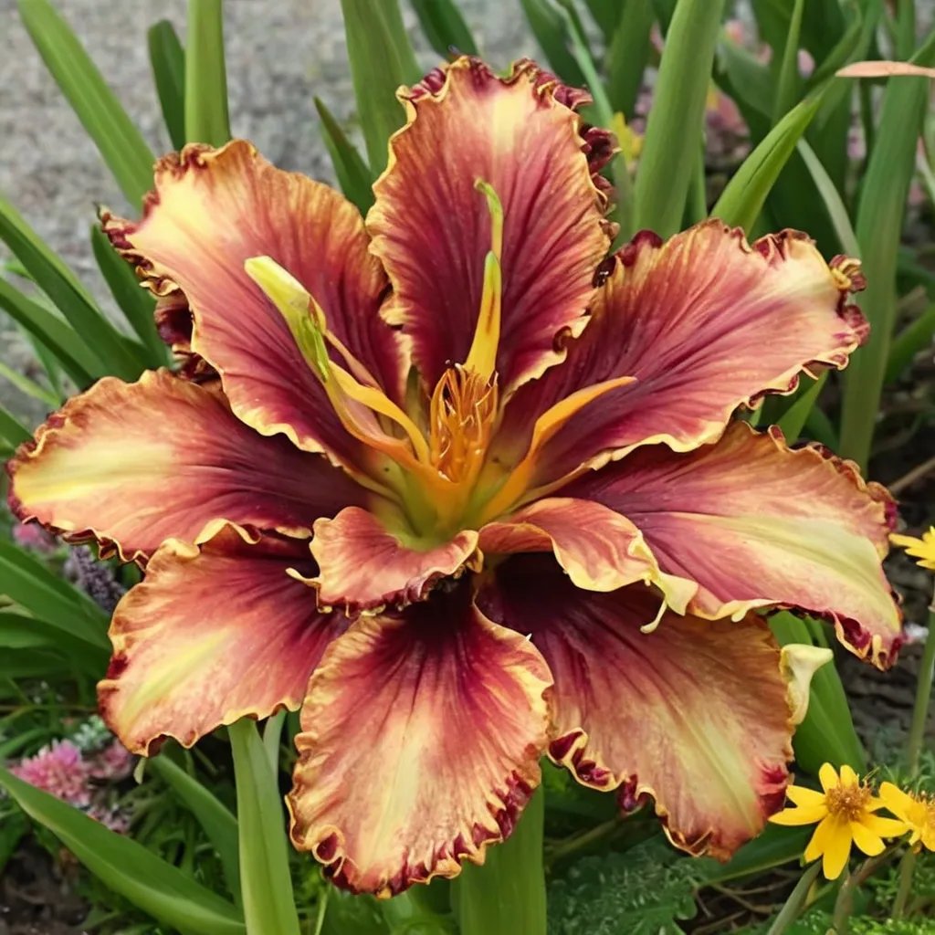 Hemerocallis x hybrida 'Lake of Fire'