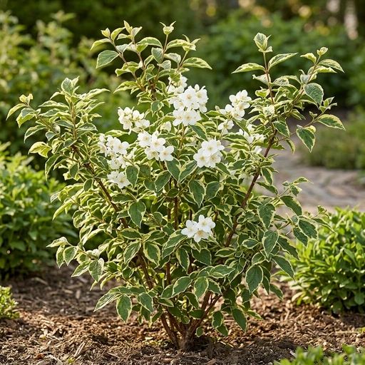 Philadelphus coronarius 'Illuminati Sparks'