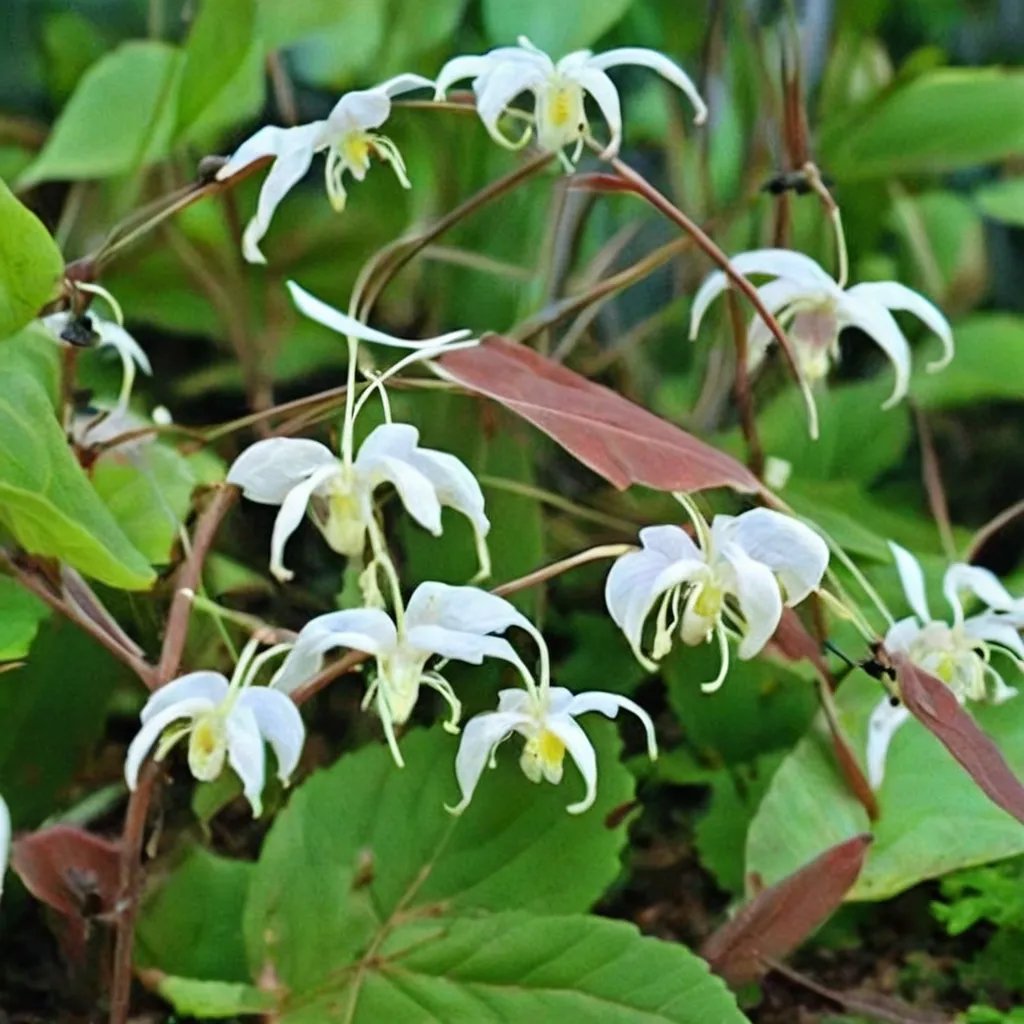 Epimedium acuminatum 'White Flower Form'