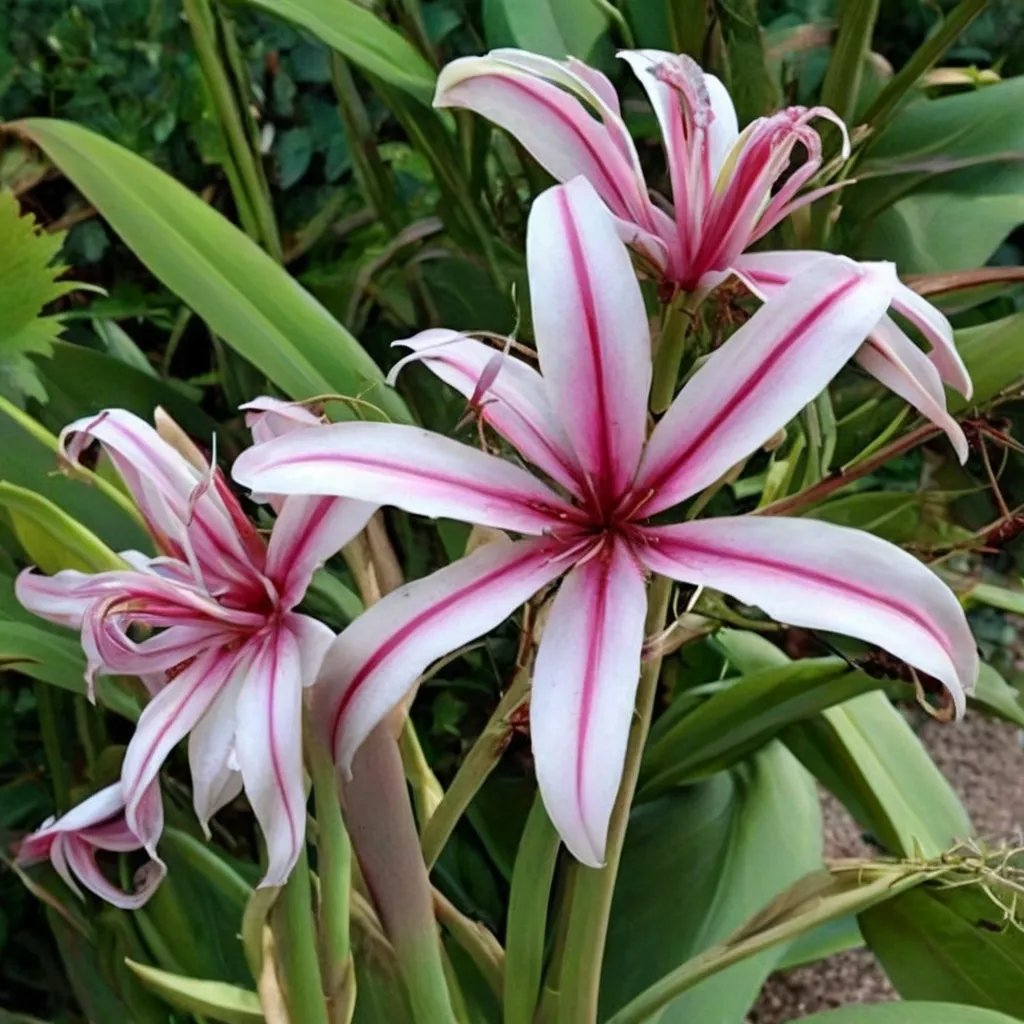 Crinum x baconi 'Bayou Belle'
