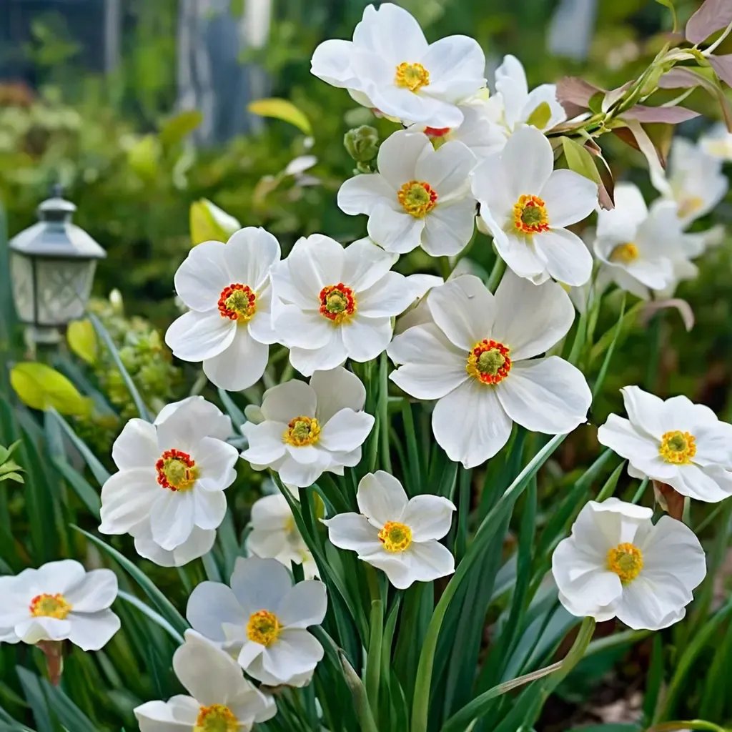 Narcissus pseudonarcissus 'Actaea'