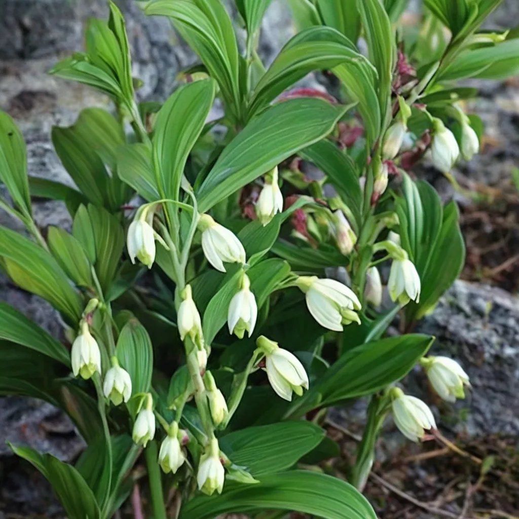 Polygonatum odoratum 'Spiral Staircase'