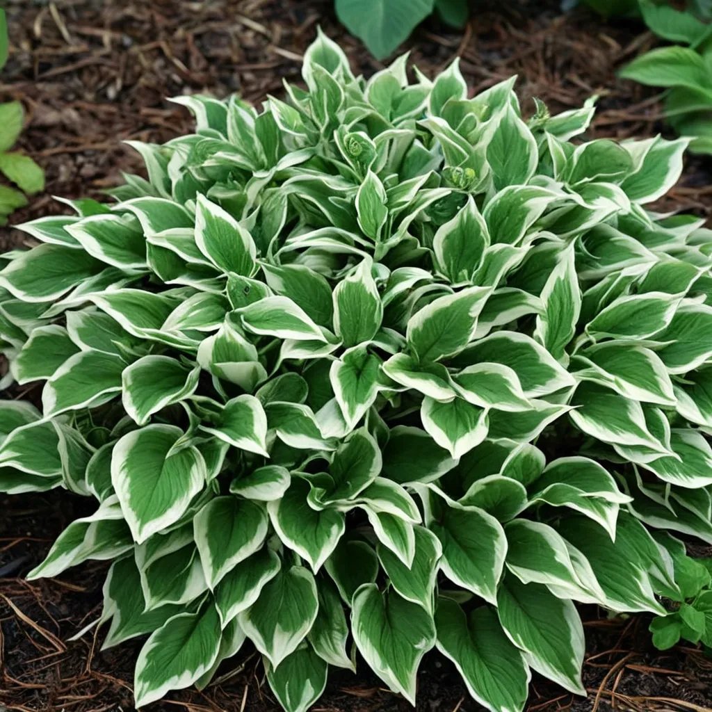 Hosta x hybrida 'Diamond Tiara'