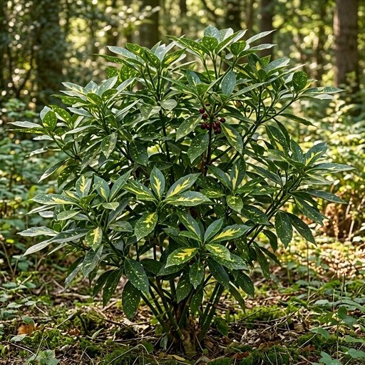 Aucuba japonica 'Picturata'