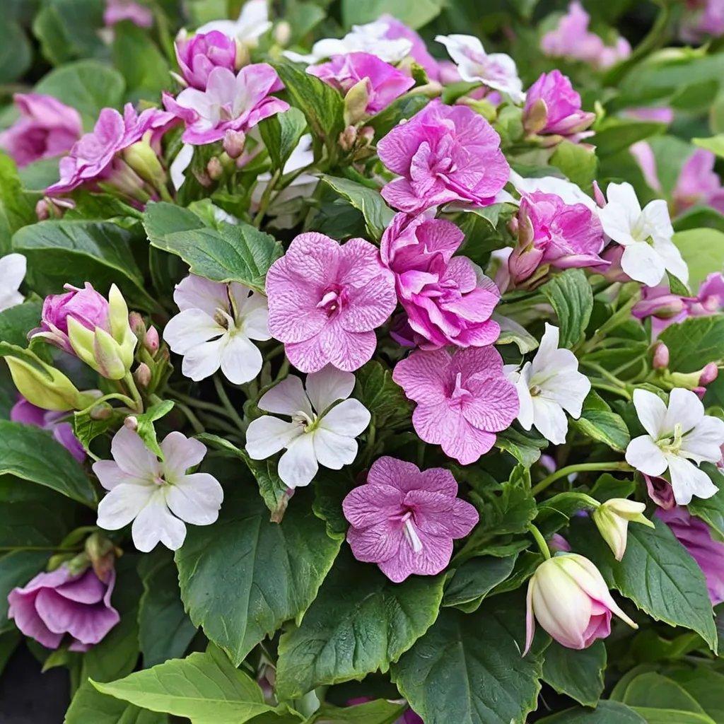 Impatiens walleriana 'Rockapulco Wisteria'