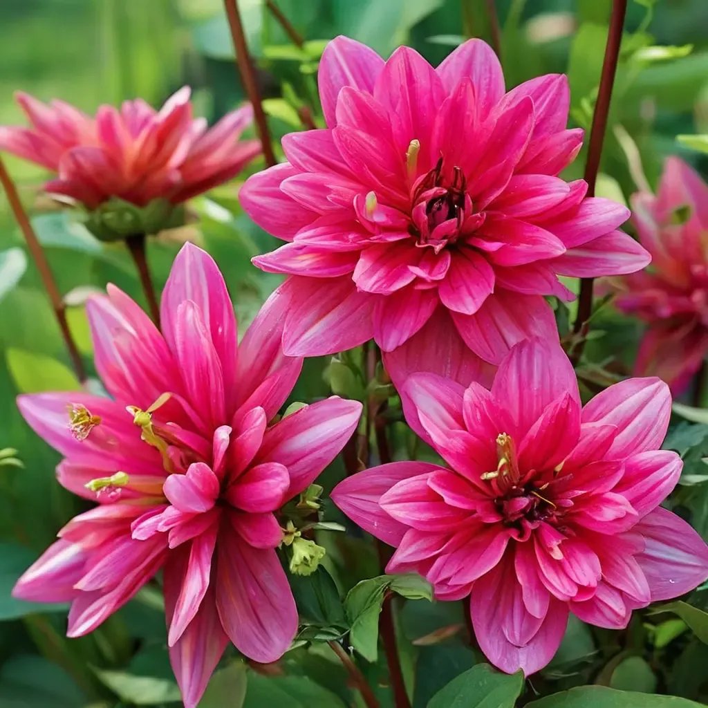 Dahlia coccinea 'Karma Fuchsiana'