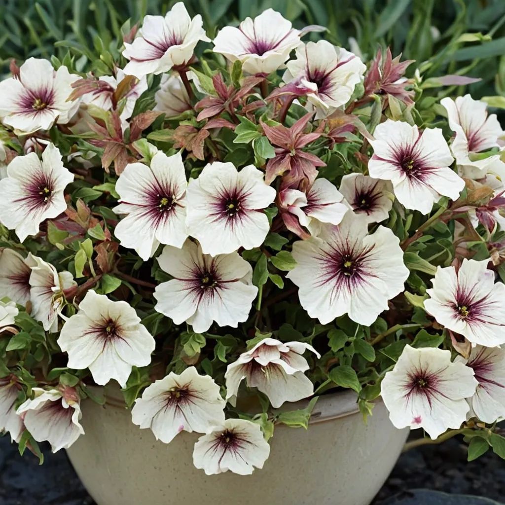 Petunia x hybrida 'Supertunia Latte'