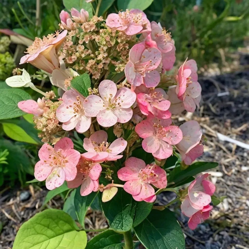 Hydrangea macrophylla 'Pink Diamond'