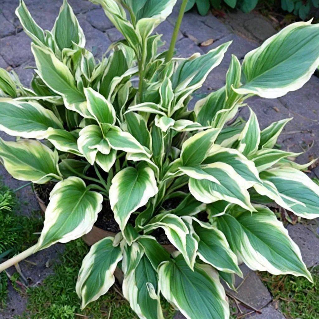 Hosta x hybrida 'Butter Rim'