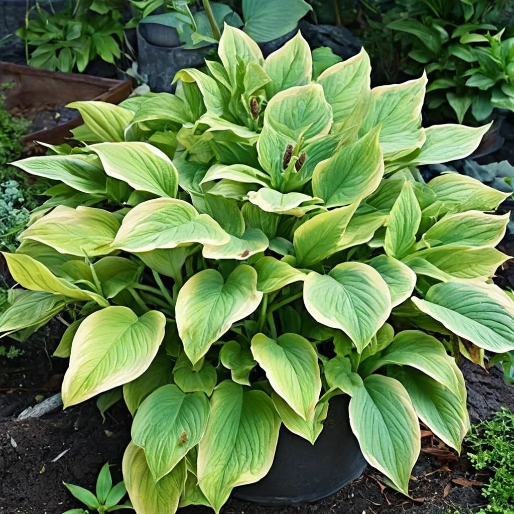 Hosta x hybrida 'Tropicana'