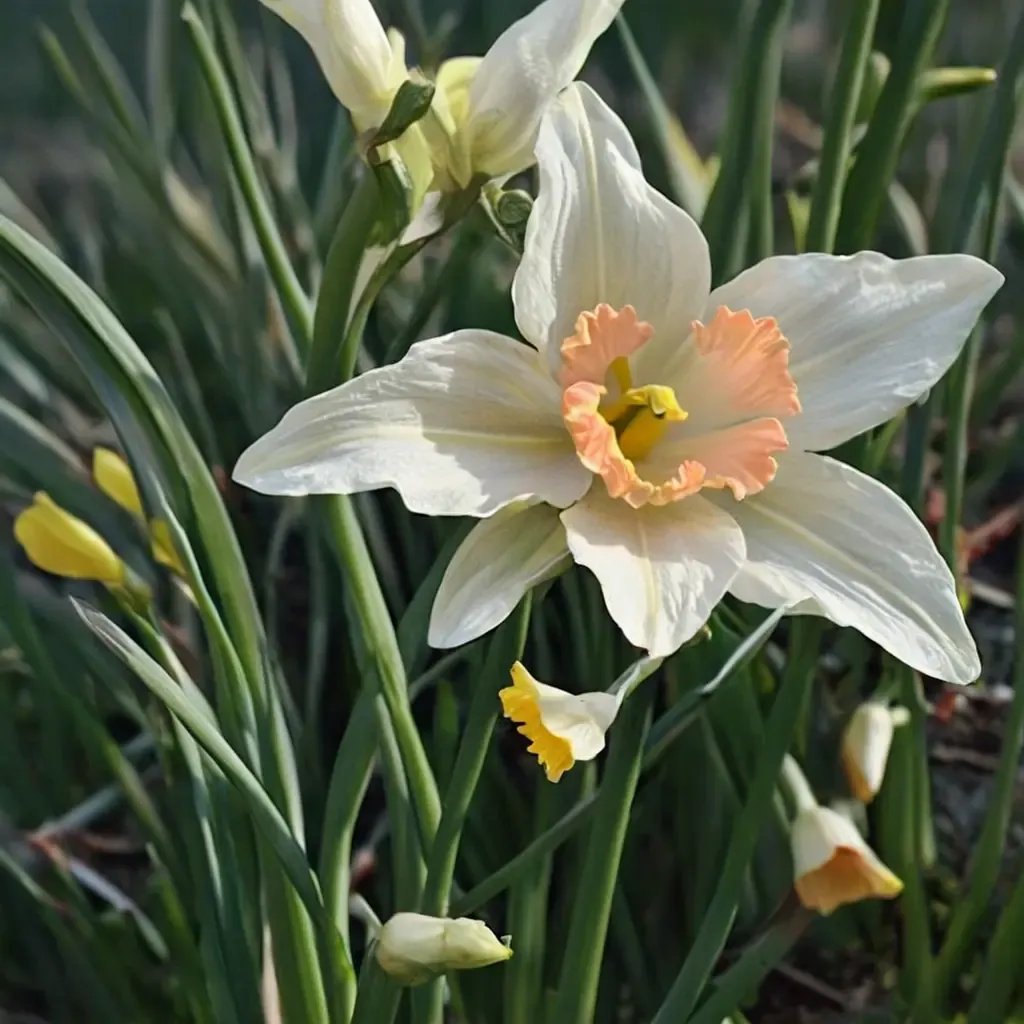 Narcissus pseudonarcissus 'Salome'