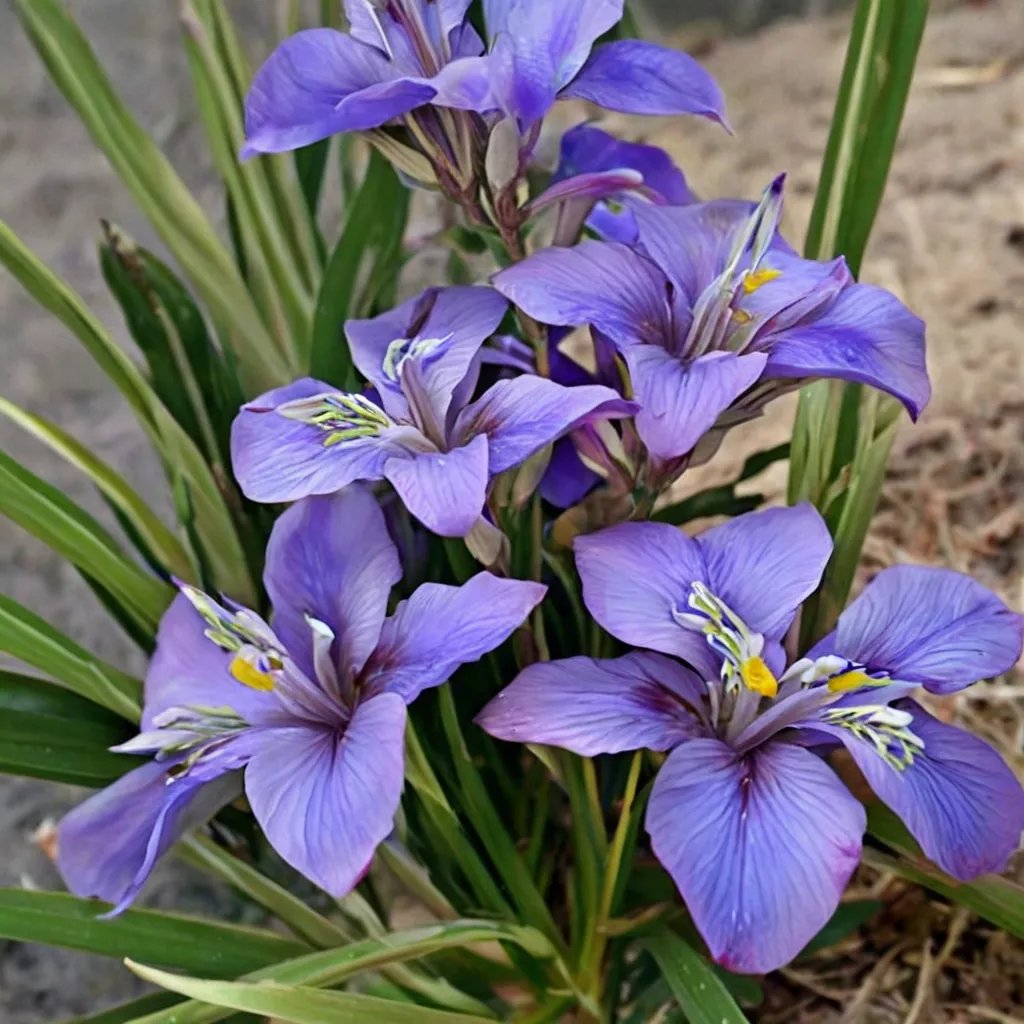 Iris unguicularis 'Mary Barnard'