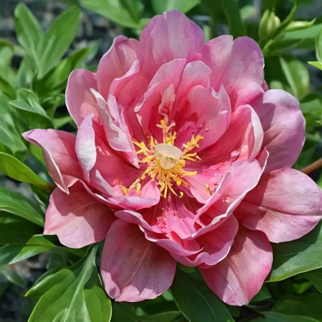 Paeonia suffruticosa 'Strawberry Crme Brle'