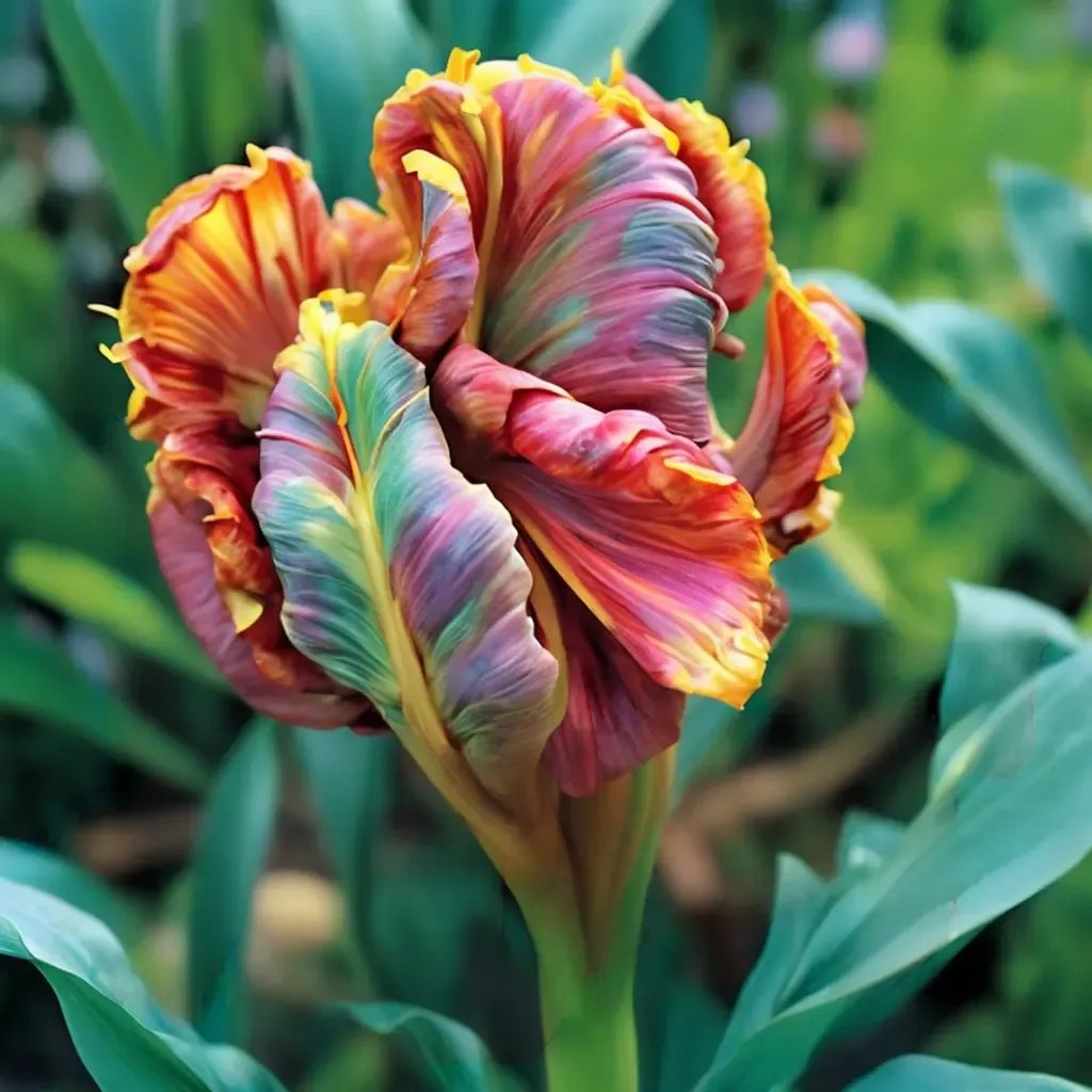 Tulipa tulip 'Blumex Parrot'